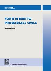 Fonti di diritto processuale civile