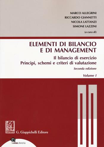 Gli elementi di bilancio e di management. per download e accesso online  - Libro Giappichelli 2016 | Libraccio.it