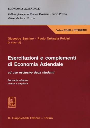 Esercitazioni e complementi di economia aziendale  - Libro Giappichelli 2016, Economia aziendale. Studi e strumenti | Libraccio.it
