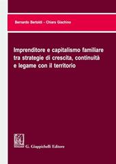 Imprenditore e capitalismo familiare tra strategie di crescita, continuità e legame con il territorio