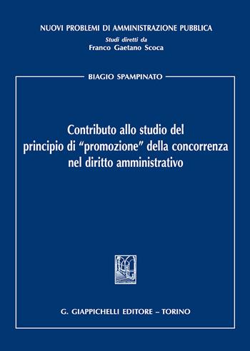 Contributo allo studio del principio di «promozione» della concorrenza nel diritto amministrativo - Biagio Spampinato - Libro Giappichelli 2018, Nuovi problemi di amministrazione pubblica | Libraccio.it