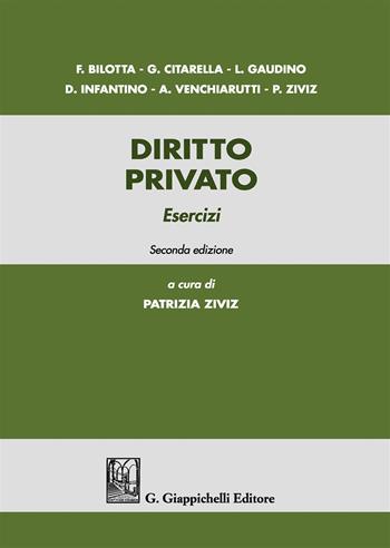 Diritto privato. Esercizi  - Libro Giappichelli 2017 | Libraccio.it