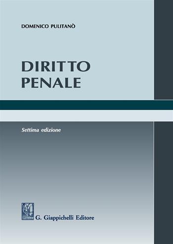 Diritto penale - Domenico Pulitanò - Libro Giappichelli 2017 | Libraccio.it