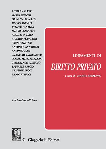 Lineamenti di diritto privato  - Libro Giappichelli 2017 | Libraccio.it