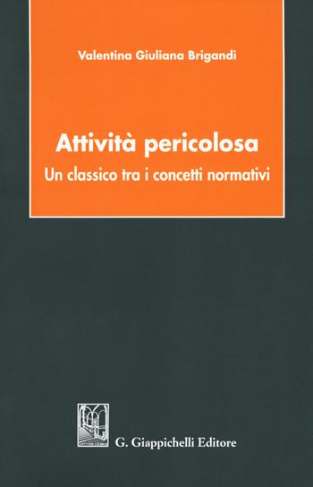Attività pericolosa. Un classico tra i concetti normativi - Valentina Giuliana Brigandi - Libro Giappichelli 2018 | Libraccio.it