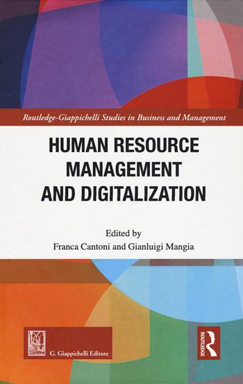 Human resource management and digitalization  - Libro Giappichelli 2018 | Libraccio.it