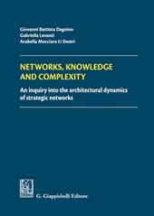 Networks, knowledge and complexity. An inquiry into the architectural dynamics of strategic networks