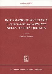 Informazione societaria e corporate governance nella società quotata