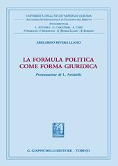 La formula politica come forma giuridica
