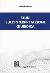 Studi sull'interpretazione giuridica