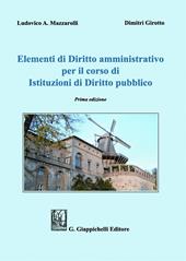 Elementi di diritto amministrativo per il corso di Istituzioni di diritto pubblico