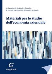 Materiali per lo studio dell'economia aziendale