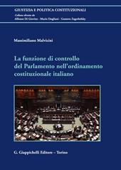 La funzione di controllo del Parlamento nell'ordinamento costituzionale italiano