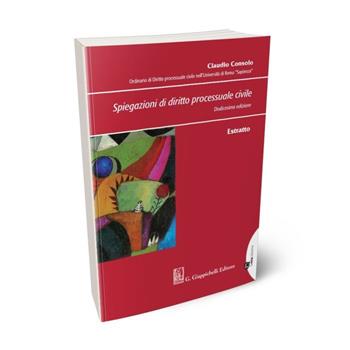 Spiegazioni di diritto processuale civile. Estratto - Claudio Consolo - Libro Giappichelli 2019 | Libraccio.it