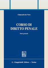 Corso di diritto penale. Parte generale