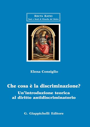 Che cosa è la discriminazione? Un'introduzione teorica al diritto antidiscriminatorio - Elena Consiglio - Libro Giappichelli 2020, Recta ratio. Testi e studi fil. dir. VII | Libraccio.it