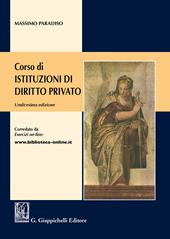 Corso di istituzioni di diritto privato