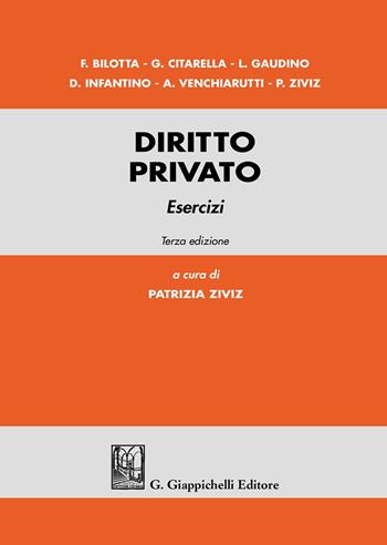 Diritto privato. Esercizi  - Libro Giappichelli 2020 | Libraccio.it