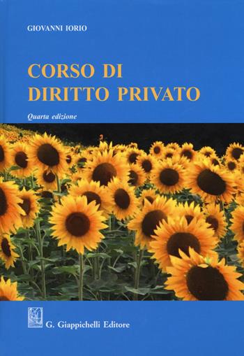 Corso di diritto privato - Giovanni Iorio - Libro Giappichelli 2020 | Libraccio.it