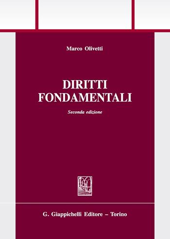 Diritti fondamentali - Marco Olivetti - Libro Giappichelli 2020, Trittico giuridico. Sez. manuali | Libraccio.it