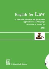 English for law. A toolkit for discourse and genre-based approaches to ESP language