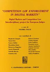 «Competition law enforcement in digital markets». Digital markets and competition law. Interdisciplinary project for European judges