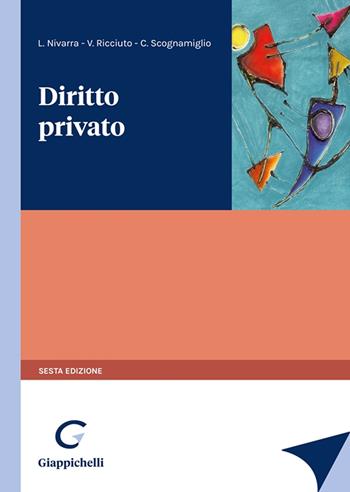 Diritto privato - Luca Nivarra, Vincenzo Ricciuto, Claudio Scognamiglio - Libro Giappichelli 2021 | Libraccio.it