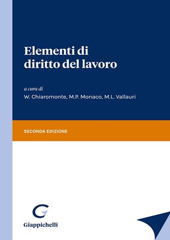 Elementi di diritto del lavoro  - Libro Giappichelli 2021 | Libraccio.it