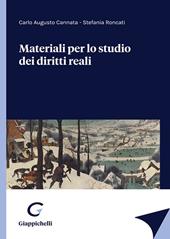 Materiali per lo studio dei diritti reali