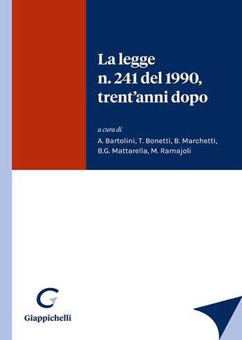 La legge n. 241 del 1990, trent'anni dopo  - Libro Giappichelli 2022 | Libraccio.it