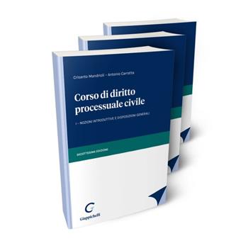 Corso di diritto processuale civile. Vol. 1-3 - Crisanto Mandrioli, Antonio Carratta - Libro Giappichelli 2021 | Libraccio.it