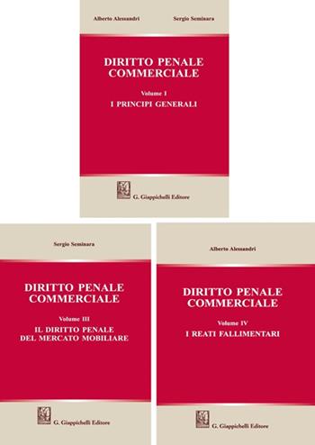 Diritto penale commerciale. Vol. 1-3-4 - Alberto Alessandri, Sergio Seminara - Libro Giappichelli 2022 | Libraccio.it