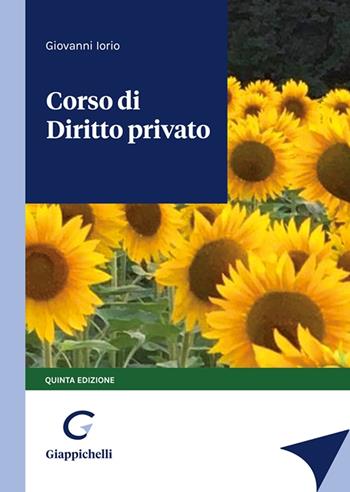 Corso di diritto privato - Giovanni Iorio - Libro Giappichelli 2022 | Libraccio.it