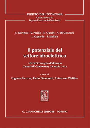 Il potenziale del settore idroelettrico. Atti del Convegno di Bolzano 29 aprile 2022 tenutosi presso la Camera di Commercio, Industria, Artigianato e Agricoltura di Bolzano  - Libro Giappichelli 2023, Diritto dell'economia | Libraccio.it