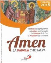 Amen. La parola che salva. Febbraio 2018 (2018)