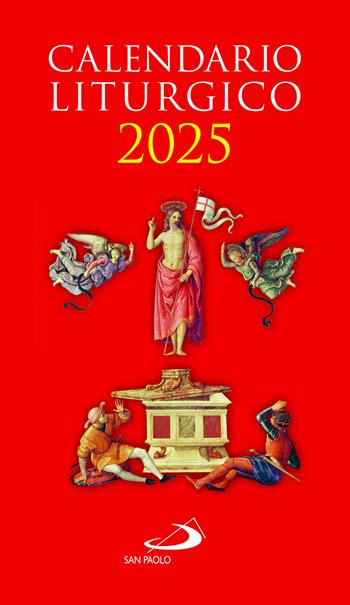 Calendario liturgico 2025  - Libro San Paolo Edizioni 2024, Agende. Diari | Libraccio.it