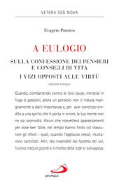 A Eulogio. Sulla confessione dei pensieri e consigli di vita-A Eulogio. I vizi opposti alle virtù. Testo greco a fronte