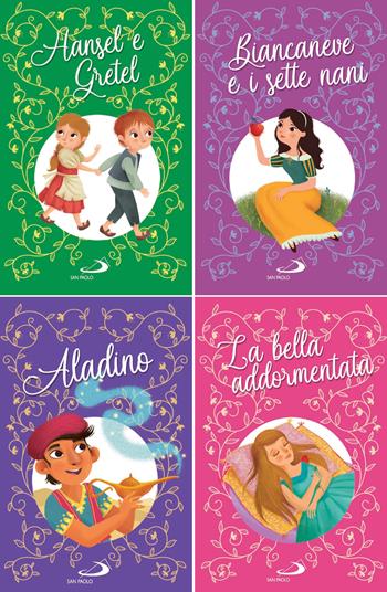 Hansel e Gretel-Biancaneve e i sette nani-Aladino-La bella addormentata nel bosco. Ediz. a colori  - Libro San Paolo Edizioni 2024, I più bei libri per ragazzi | Libraccio.it