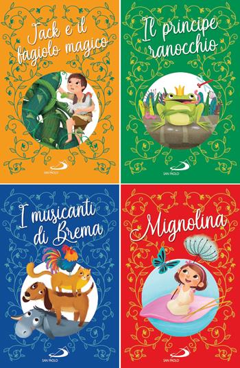 Jack e il fagiolo magico-Il principe ranocchio-I musicanti di Brema-Mignolina. Ediz. a colori  - Libro San Paolo Edizioni 2024, I più bei libri per ragazzi | Libraccio.it