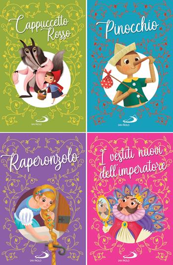 Cappuccetto Rosso-Pinocchio-Raperonzolo-I vestiti nuovi dell'imperatore. Ediz. a colori - Charles Perrault - Libro San Paolo Edizioni 2024, I più bei libri per ragazzi | Libraccio.it