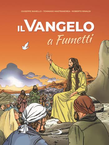 Il Vangelo a fumetti - Tommaso Mastrandrea, Giuseppe Ramello, Roberto Rinaldi - Libro San Paolo Edizioni 2025, Fumetti a scuola | Libraccio.it