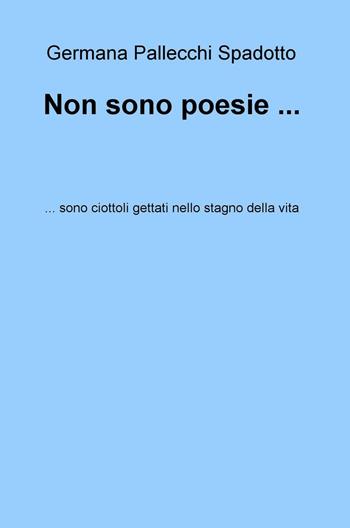 Non sono poesie... Sono ciottoli gettati nello stagno della vita - Germana Pallecchi Spadotto - Libro ilmiolibro self publishing 2016, La community di ilmiolibro.it | Libraccio.it