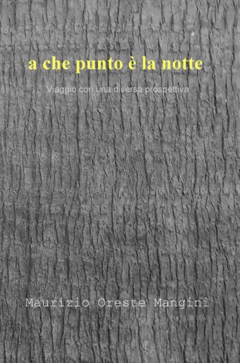 a che punto e la notte. Viaggio con una diversa prospettiva - Maurizio Oreste Mangini - Libro ilmiolibro self publishing 2020, La community di ilmiolibro.it | Libraccio.it