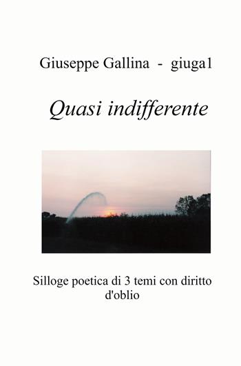 Quasi indifferente. Silloge poetica di 3 temi con diritto d'oblio - Giuseppe Gallina - Libro ilmiolibro self publishing 2022, La community di ilmiolibro.it | Libraccio.it