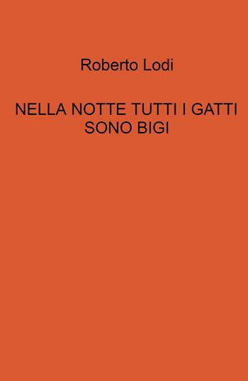 Nella notte tutti i gatti sono bigi - Roberto Lodi - Libro ilmiolibro self publishing 2023, La community di ilmiolibro.it | Libraccio.it
