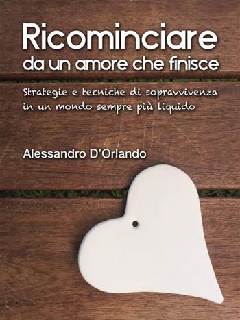 Ricominciare da un amore che finisce - Alessandro D'Orlando - Libro StreetLib 2018 | Libraccio.it