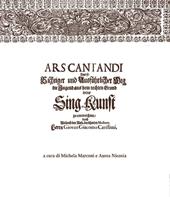 Ars cantandi di Giacomo Carissimi. Testo tedesco a fronte