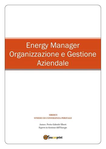Energy manager. Organizzazione e gestione aziendale - Gabriele Uberti - Libro Youcanprint 2016, Youcanprint Self-Publishing | Libraccio.it