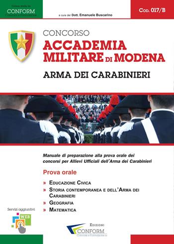 Accademia Militare di Modena. Arma dei Carabinieri. Prova Orale  - Libro Youcanprint 2017, Youcanprint Self-Publishing | Libraccio.it