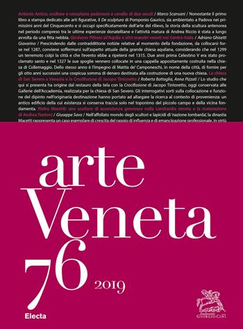 Arte veneta. Rivista di storia dell'arte (2019). Vol. 76: Bibliografia dell'arte veneta (2018).  - Libro Electa 2020 | Libraccio.it